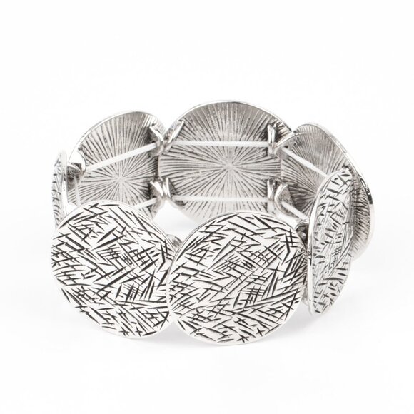 Extra Etched - Silver Bracelelt - Picture 2 of 2